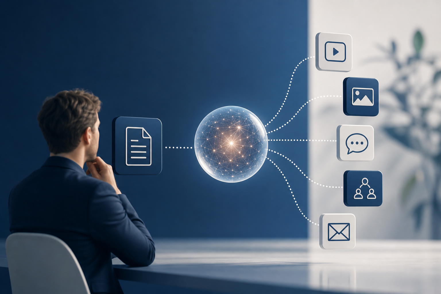 ai-assisted content repurposing b2b illustration showing AI-assisted content repurposing for B2B founders: mistakes to avoid