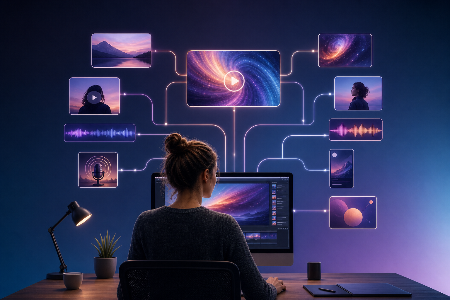 ai-assisted content repurposing creators illustration showing AI-assisted content repurposing for creators: a step-by-step playbook