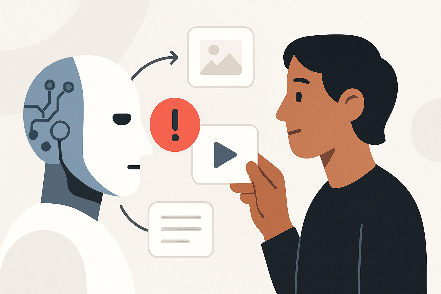 ai-assisted content repurposing creators illustration showing AI-assisted content repurposing for creators: mistakes to avoid