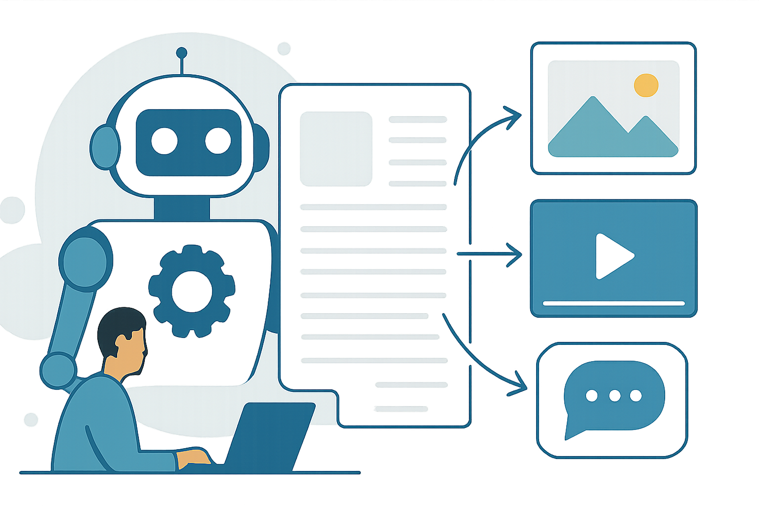 AI-assisted content repurposing marketing: reuse existing content into new formats