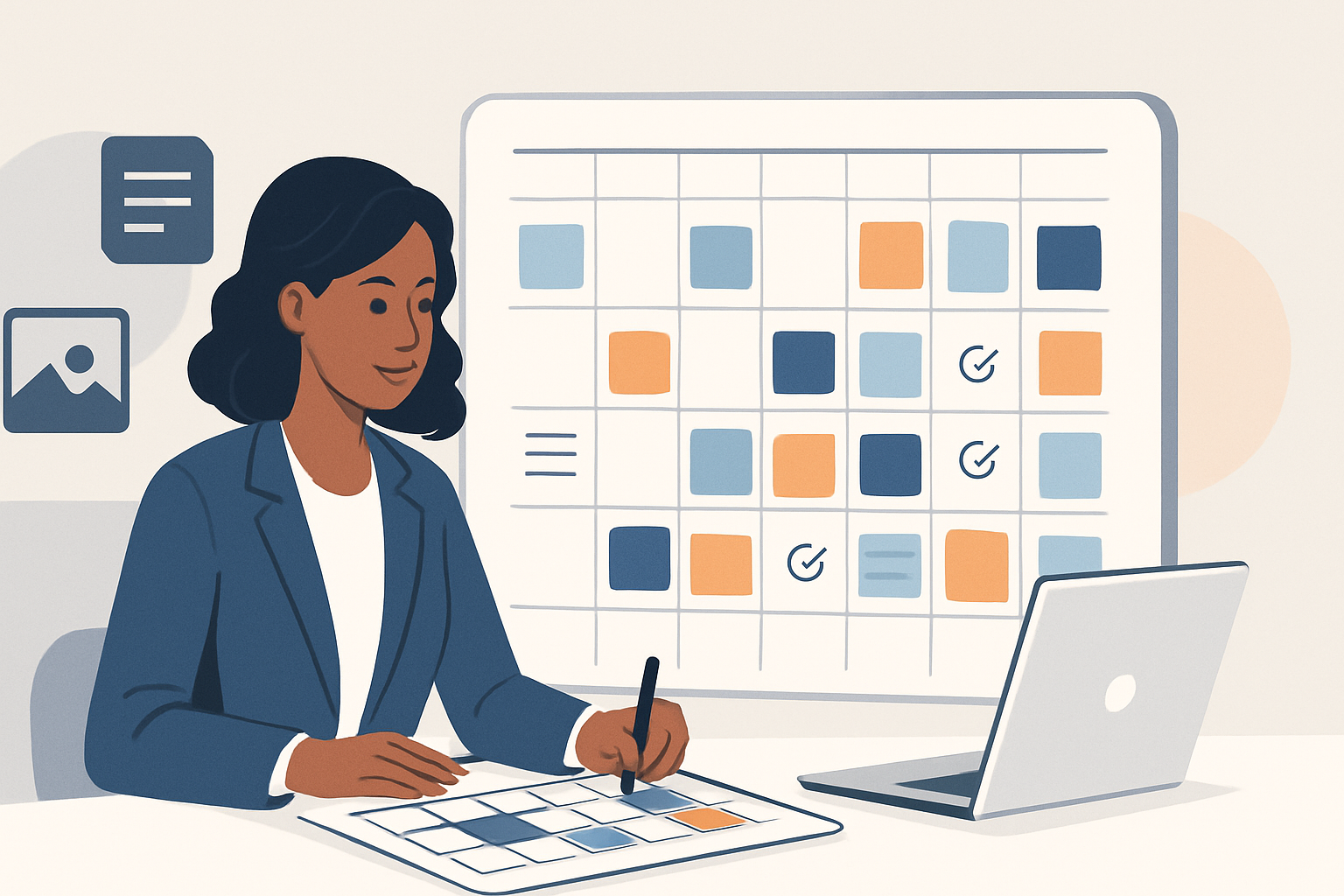 content calendar planning consultants illustration showing content calendar planning for consultants: templates and examples