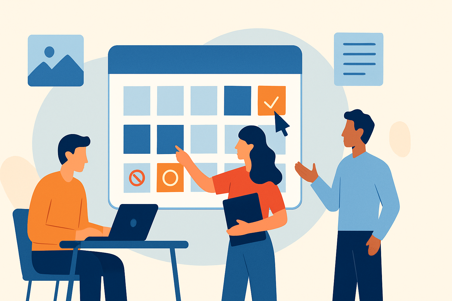 content calendar planning teams illustration showing content calendar planning for content teams: mistakes to avoid