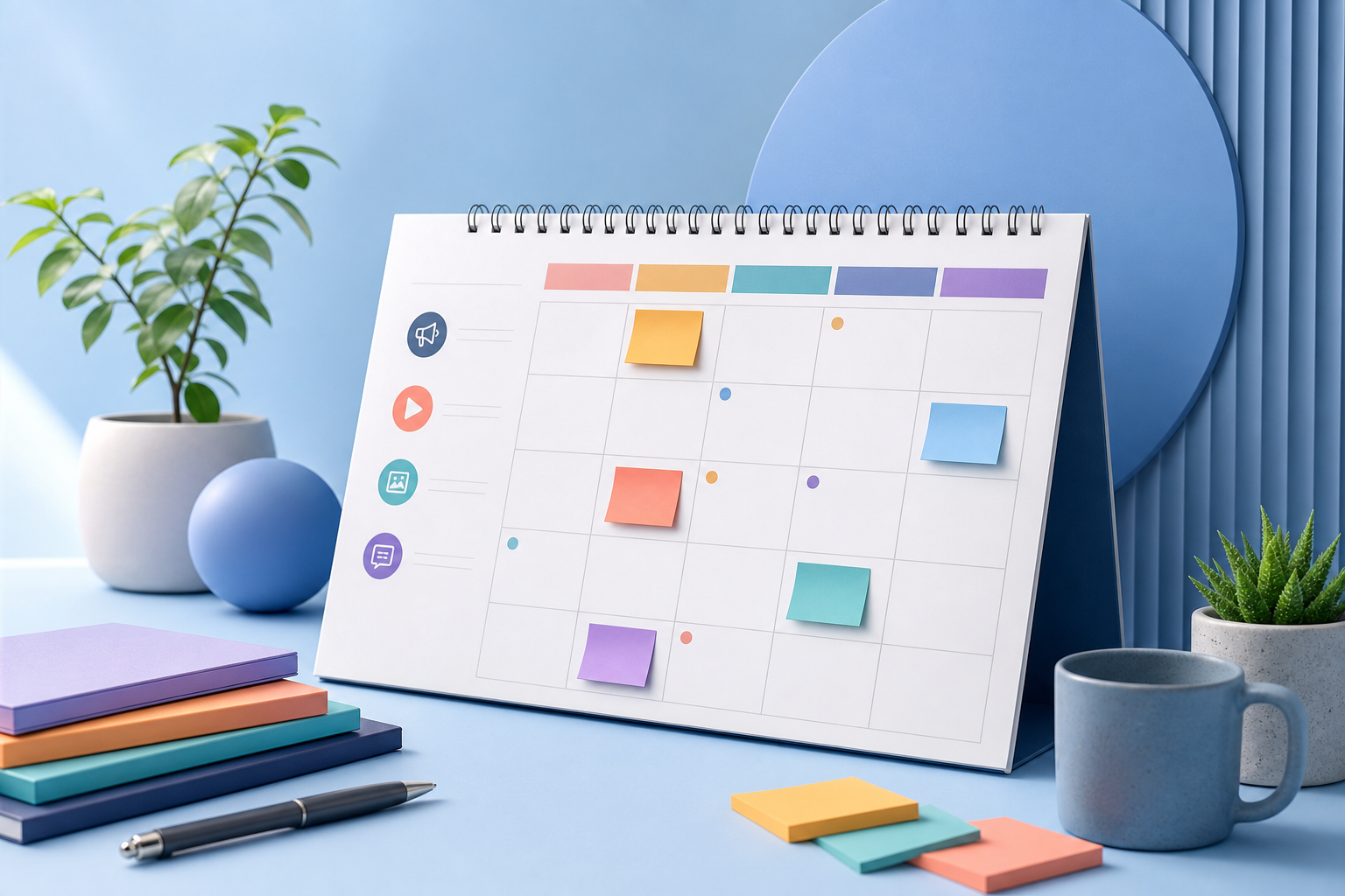 content calendar planning marketing illustration showing content calendar planning for marketing teams: templates and examples