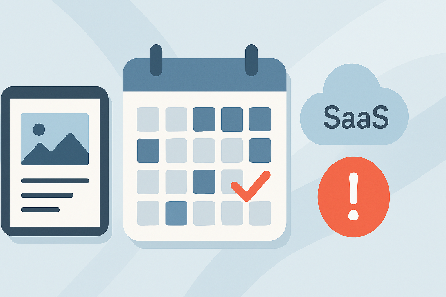 content calendar planning saas illustration showing content calendar planning for SaaS companies: mistakes to avoid
