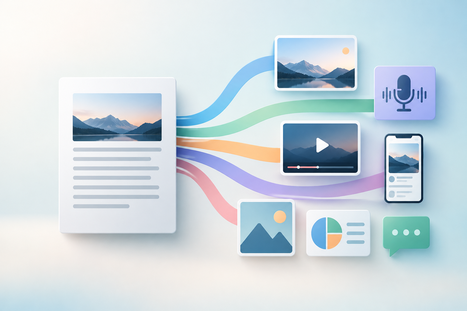 Content Repurposing Examples from One Source