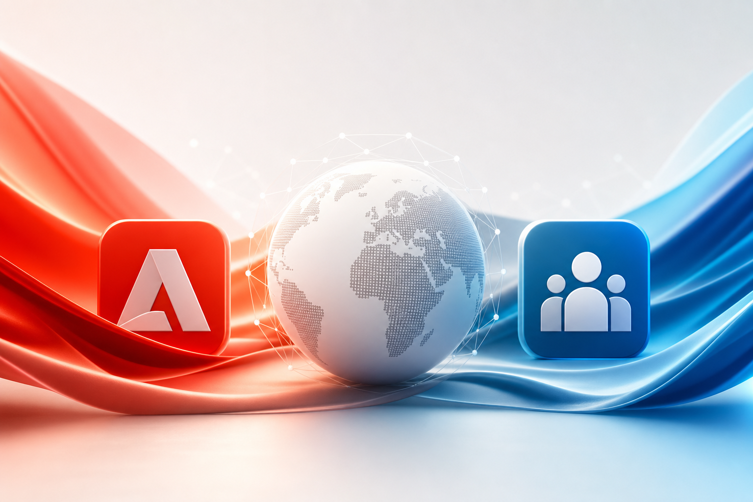adobe linkedin target marketing illustration showing Explained: Adobe and LinkedIn target marketing AI skills gap with global learning initiative