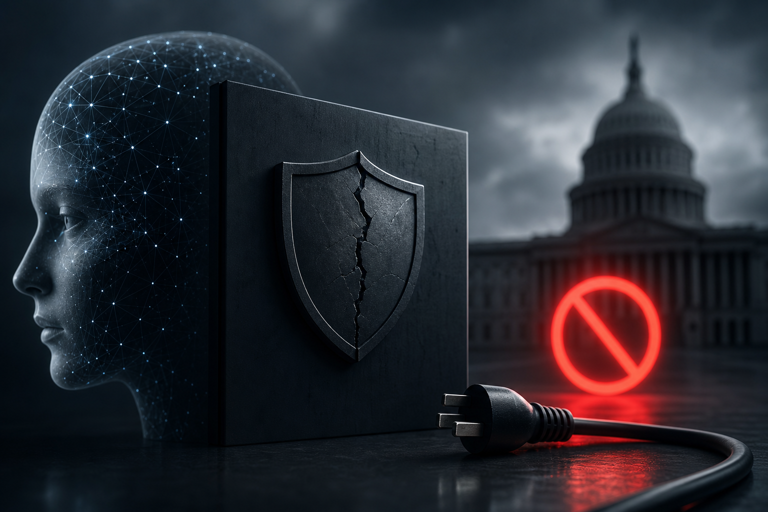anthropic safety warnings may illustration showing Explained: Anthropic's safety warnings may have just backfired — the government has pulled the plug on its most powerful AI