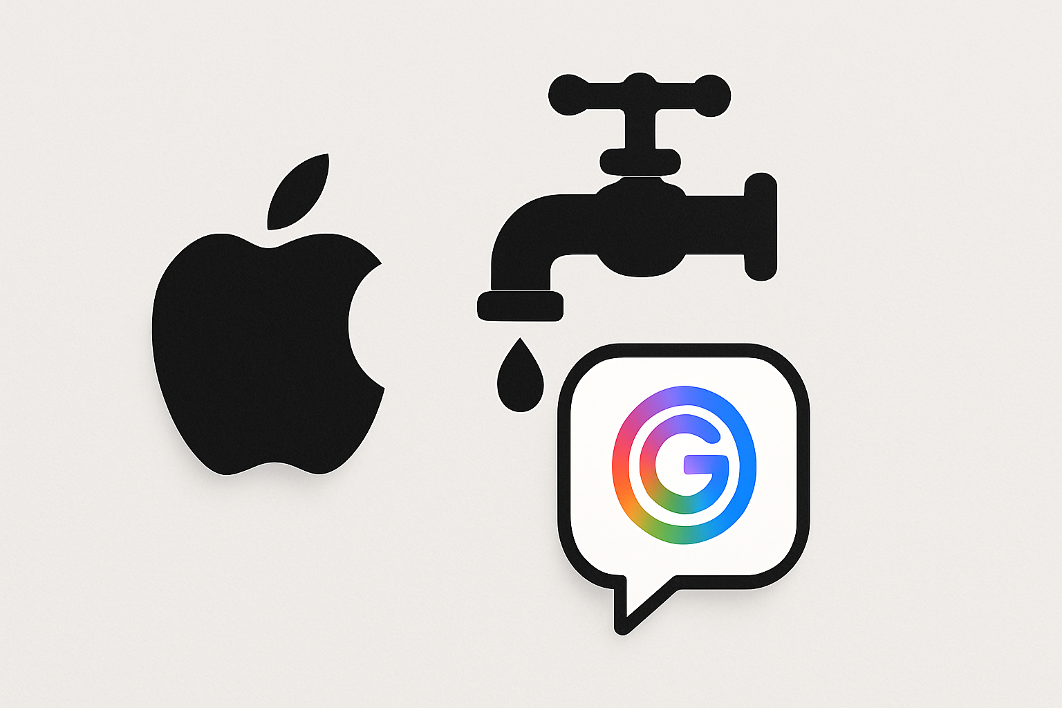 apple taps google model illustration showing Explained: Apple Taps Google’s AI Model To Power Siri