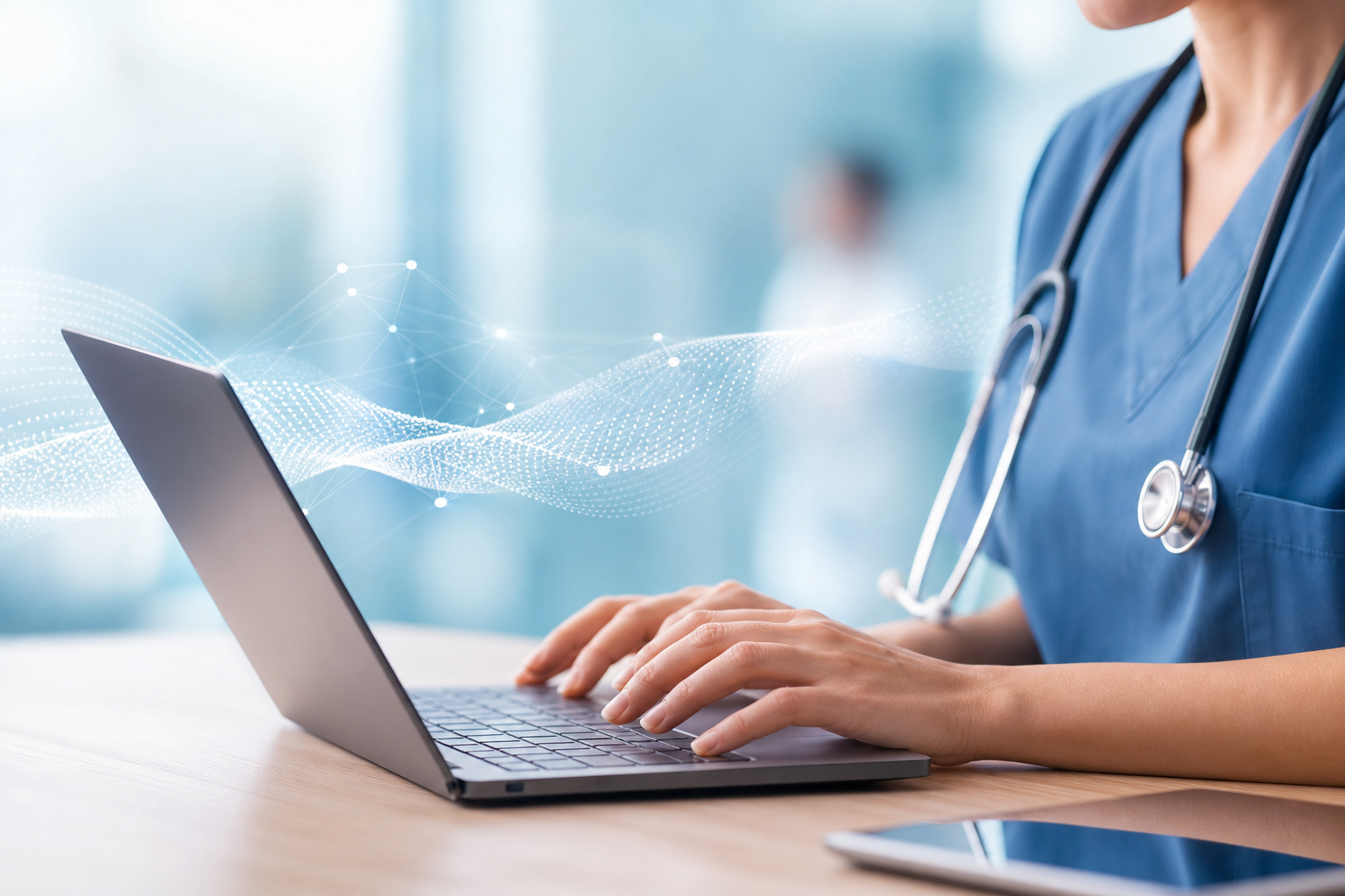 beth israel lahey health illustration showing Explained: Beth Israel Lahey Health taps Heidi for system-wide AI scribe rollout