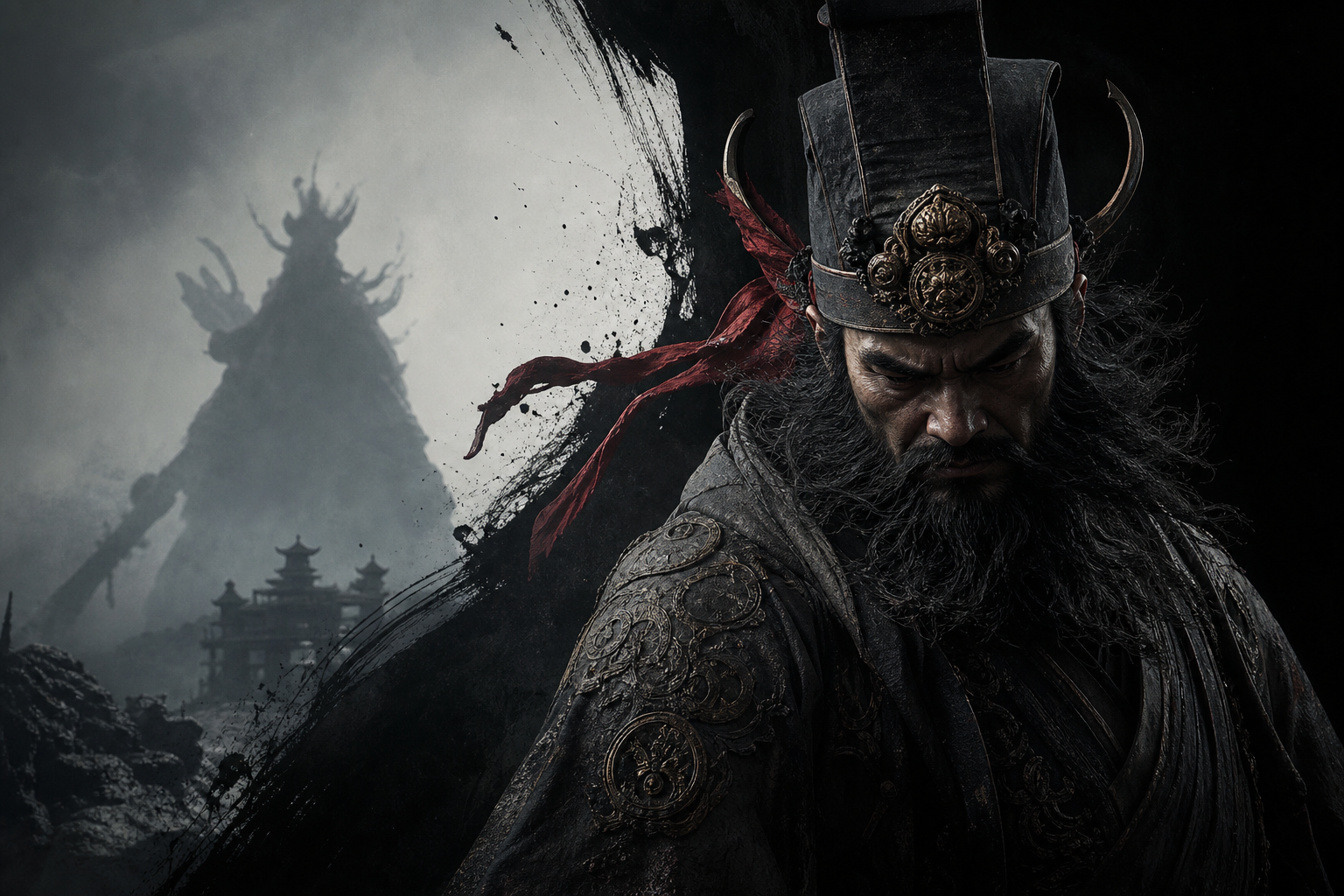 black myth zhong kui illustration showing Explained: Black Myth: Zhong Kui Studio is Avoiding the Use of Generative AI for Design, Asset Production