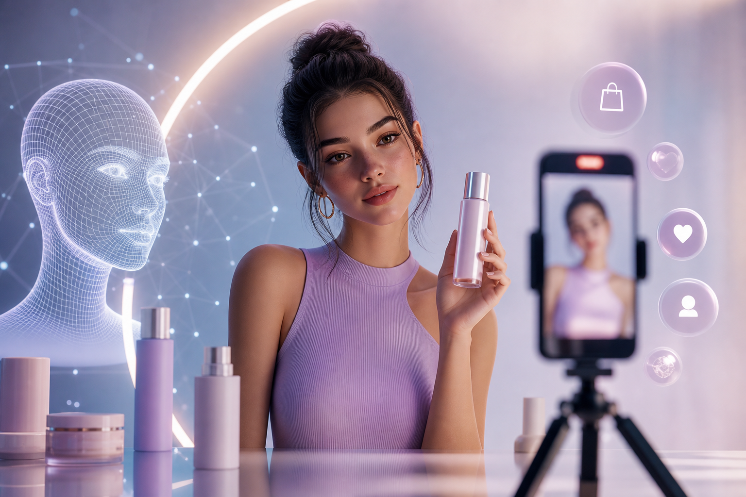 brands using ai-generated influencers illustration showing Explained: Brands using AI-generated influencers to promote products on social media