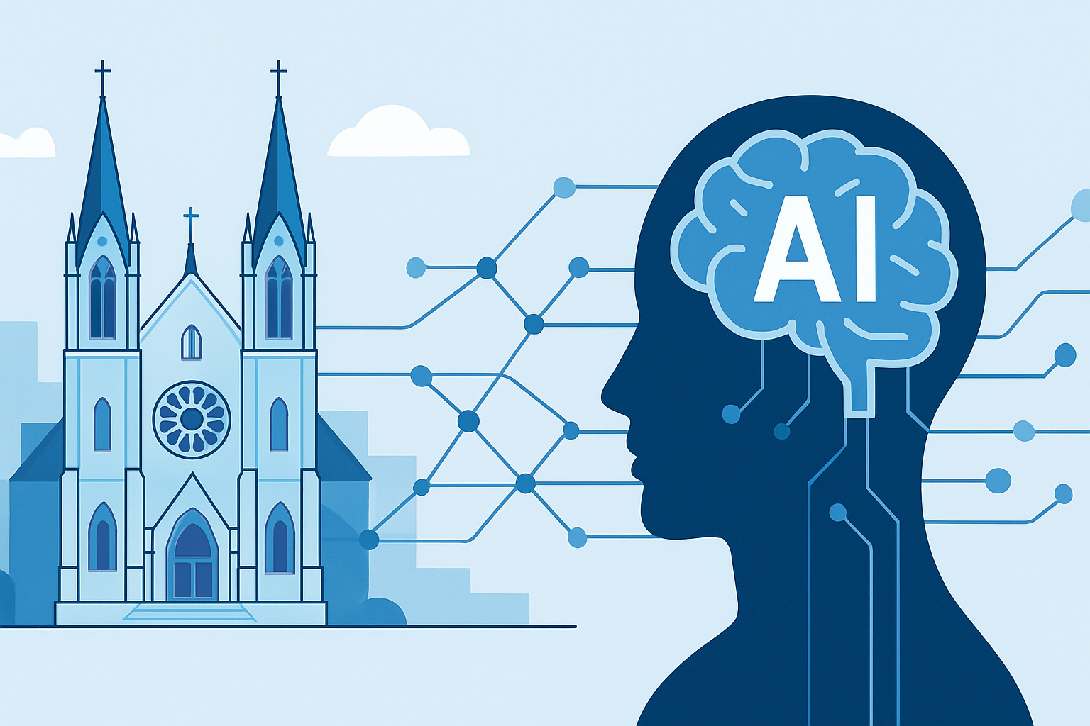 creighton university weaves artificial illustration showing Explained: Creighton University weaves artificial intelligence into core classes across all majors