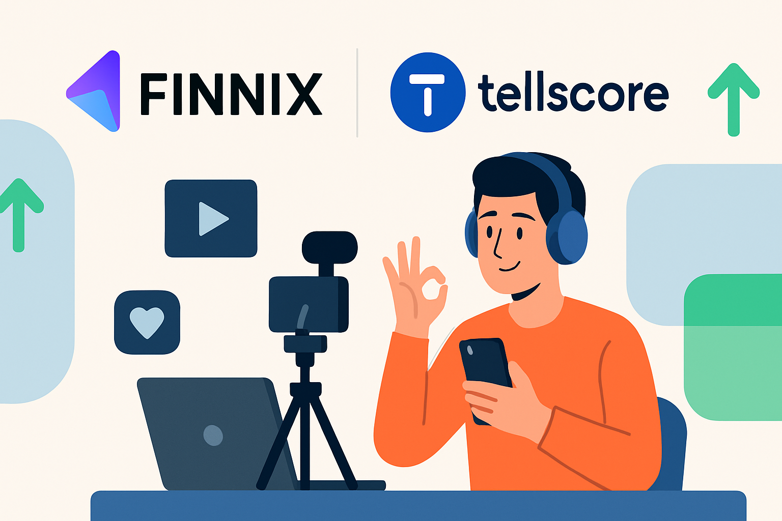 finnix tellscore roll out illustration showing Explained: FINNIX, Tellscore roll out ‘The Creator Lab’ to support aspiring content creators