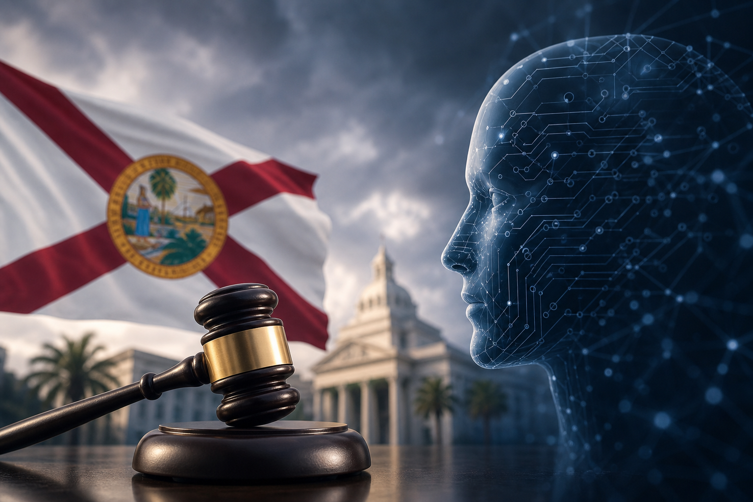 florida sues openai sam illustration showing Explained: Florida sues OpenAI, Sam Altman, in first-of-its-kind lawsuit over violent incidents