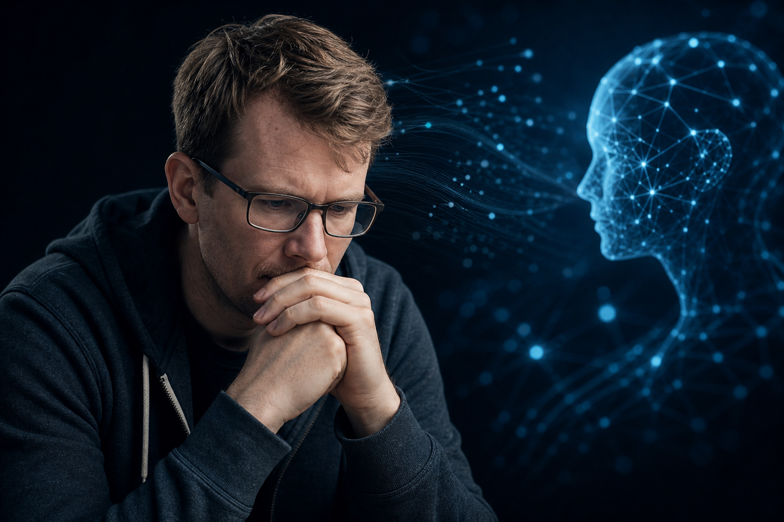 hank green confesses addiction illustration showing Explained: Hank Green Confesses AI Addiction in Rare Creator Warning