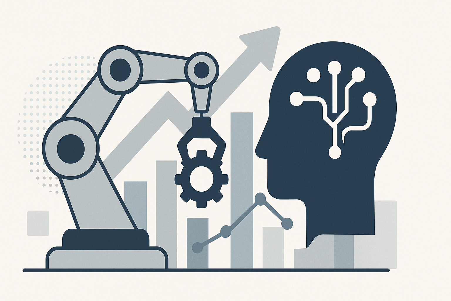 automation can help organizations illustration showing Explained: How automation & AI can help organizations anticipate disruptions and adapt dynamically