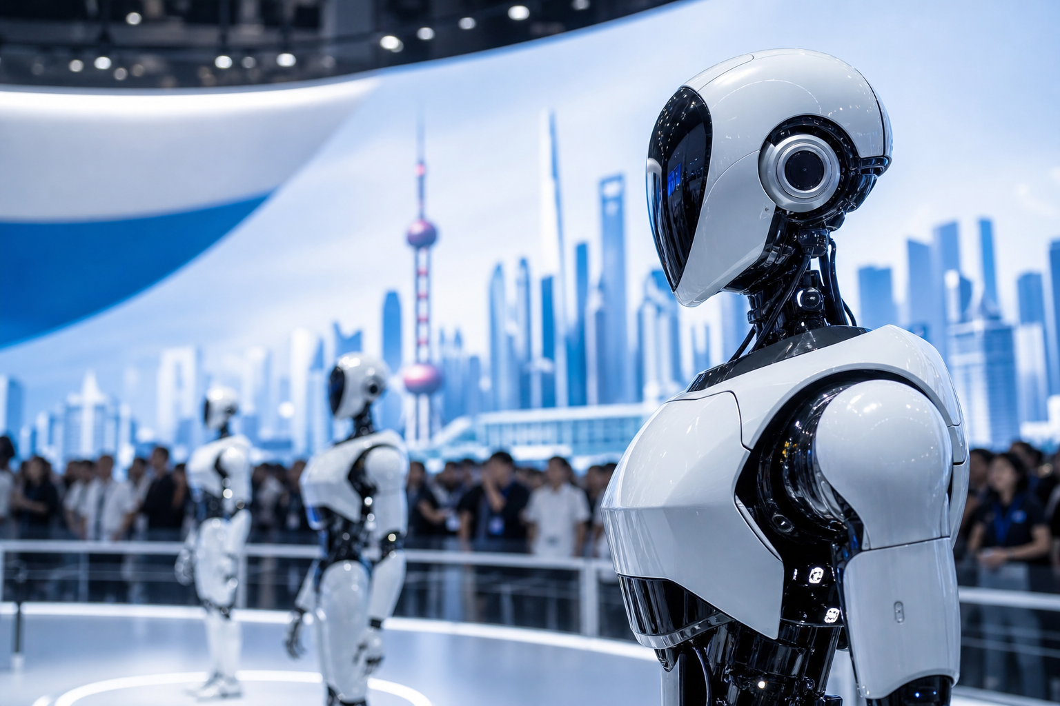 Why humanoid robots steal show at Shanghai AI event