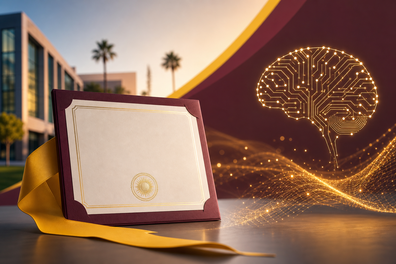 asu certificate lets students illustration showing Explained: New ASU certificate lets students add AI expertise to any major