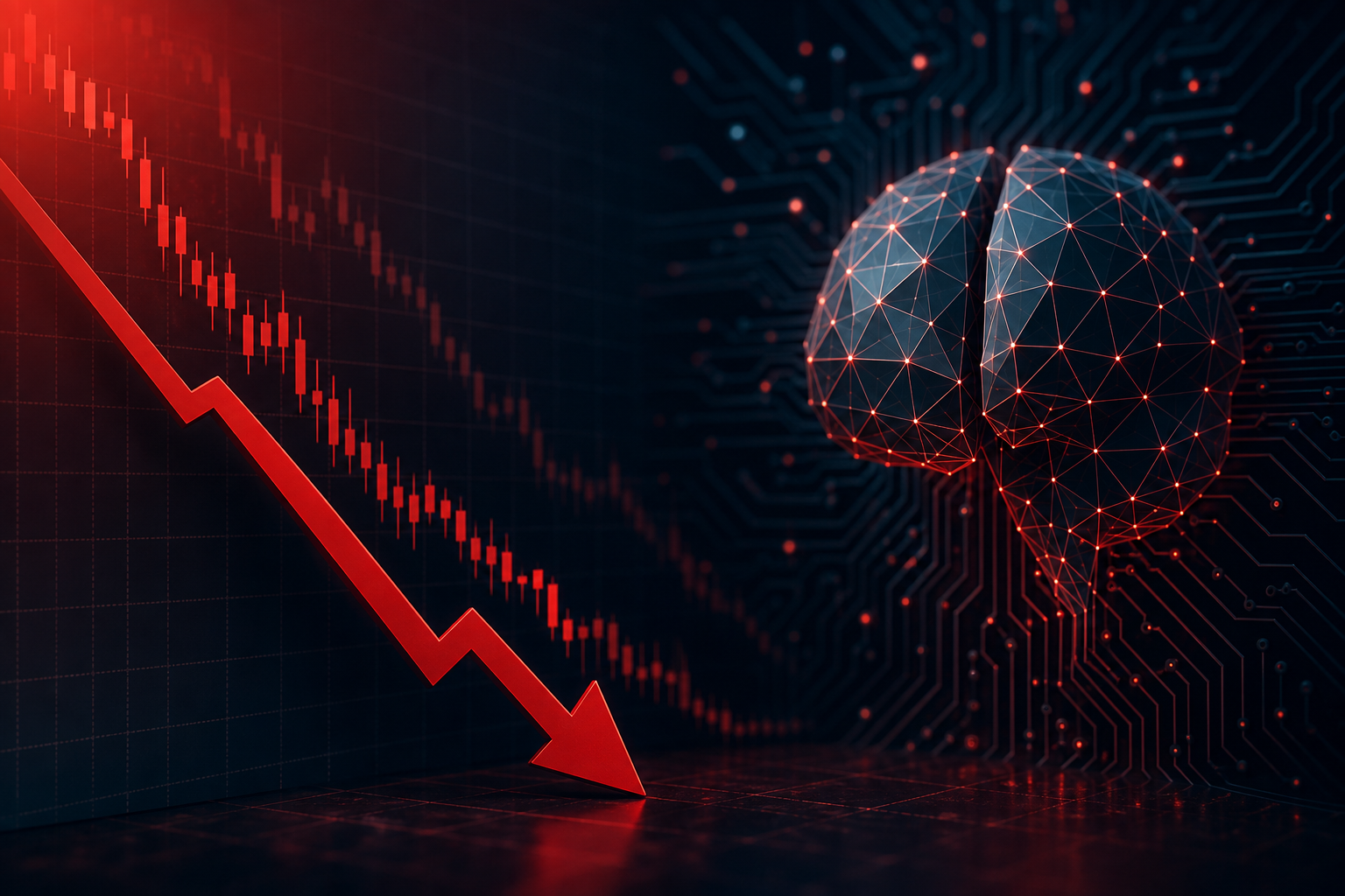 500 drops artificial-intelligence stocks illustration showing Explained: S&P 500 drops 2% as artificial-intelligence stocks resume their sell-off