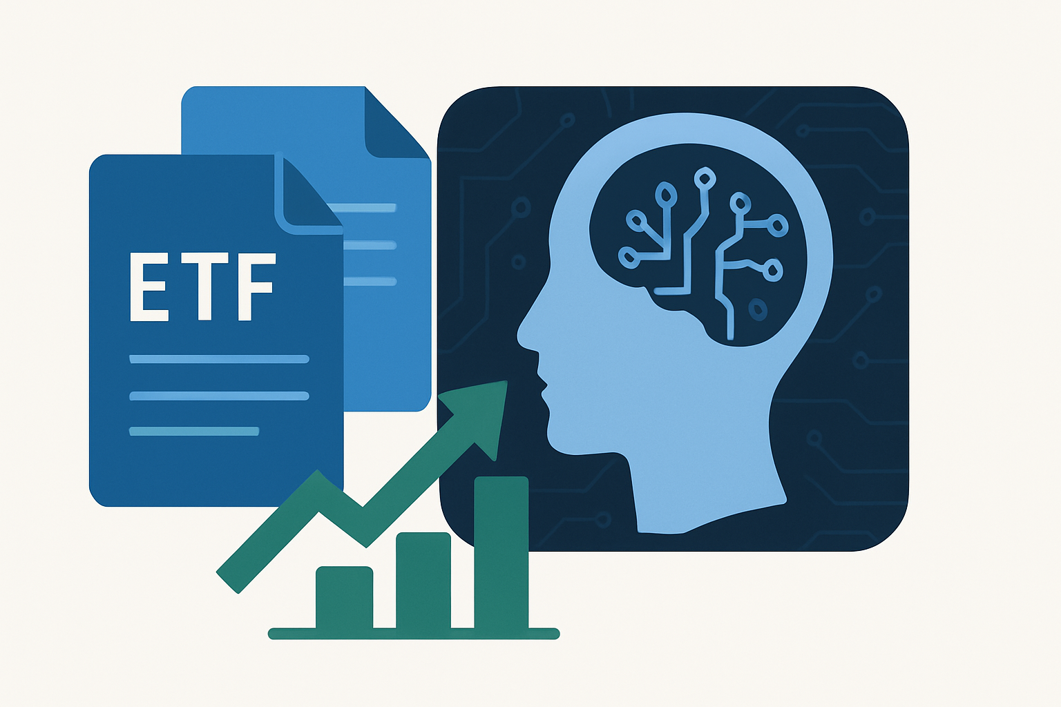 best tech etfs buy illustration showing Explained: The Best 3 Tech ETFs to Buy Now to Capture the AI Wave