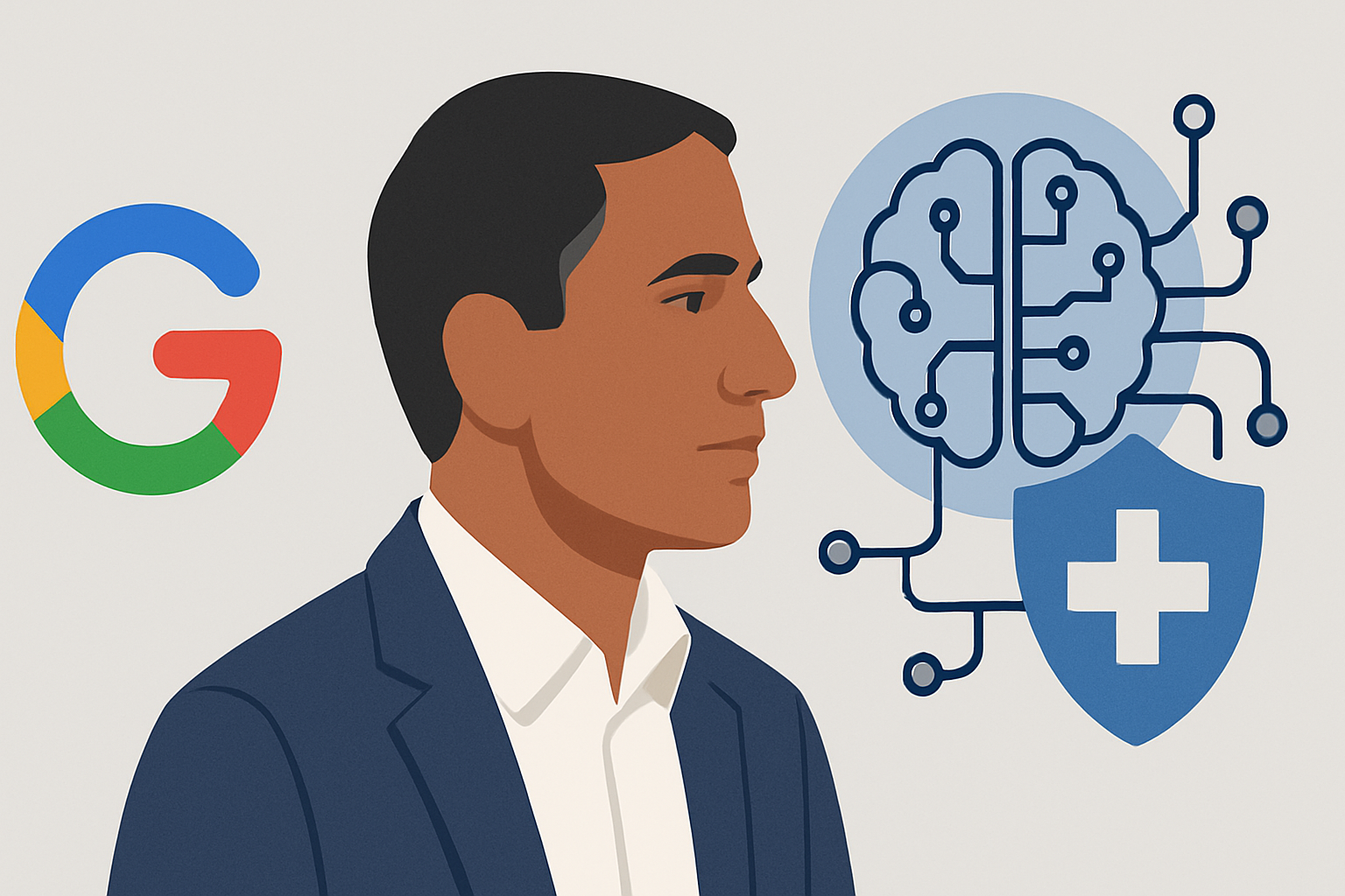 pioneer behind google gemini illustration showing Explained: The pioneer behind Google Gemini is tackling an even bigger challenge—using AI to 'solve' disease