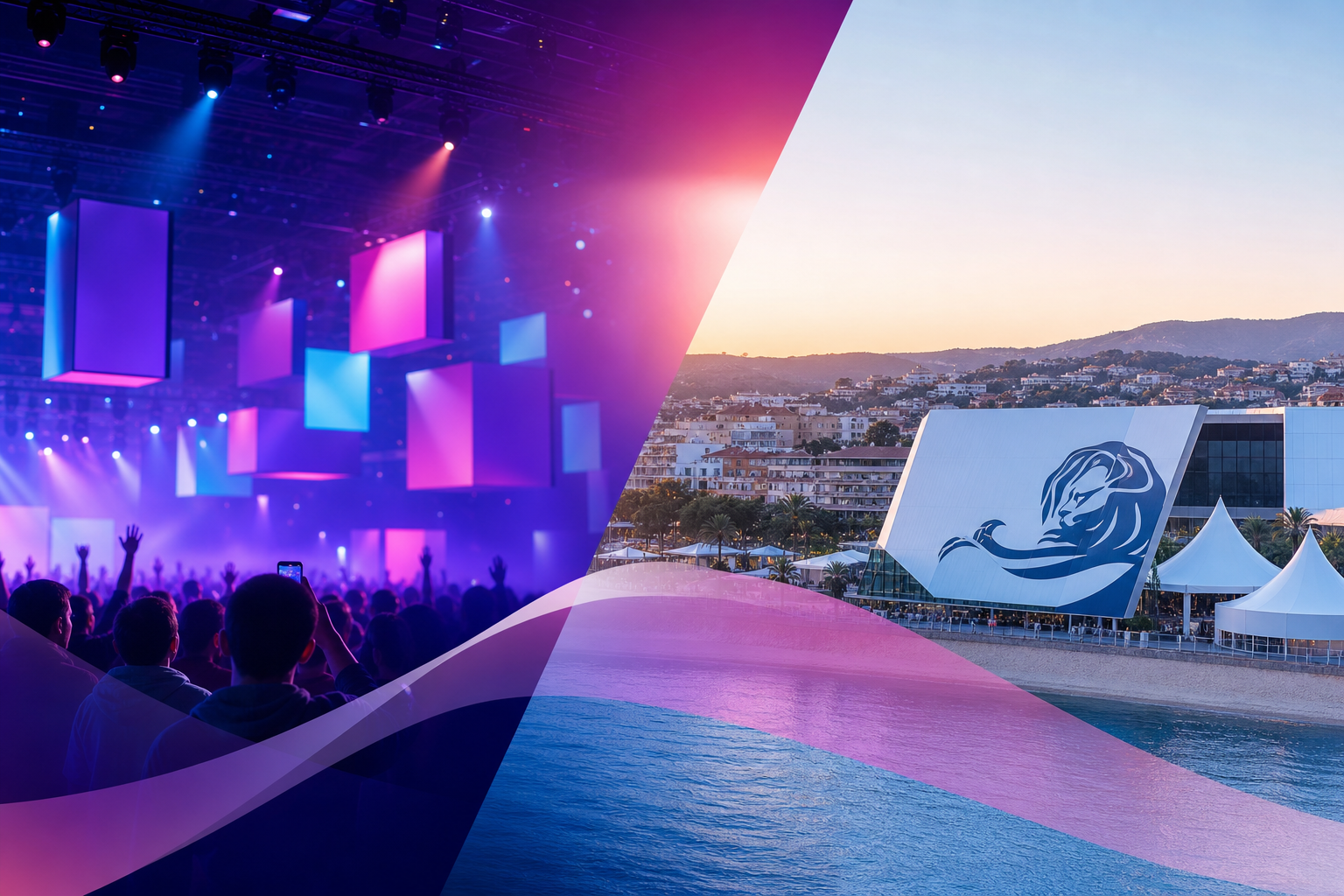 vidcon cannes lions creator illustration showing Explained: VidCon Or Cannes Lions? 18 Creator Economy Leaders Weigh The Festival Trade-Off