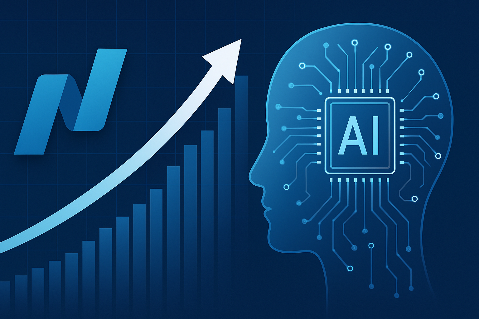 nasdaq artificial intelligence rally illustration showing Explained: Why the Nasdaq's Artificial Intelligence (AI) Rally Could Be Just Getting Started: 2 Best Growth Stocks to Buy