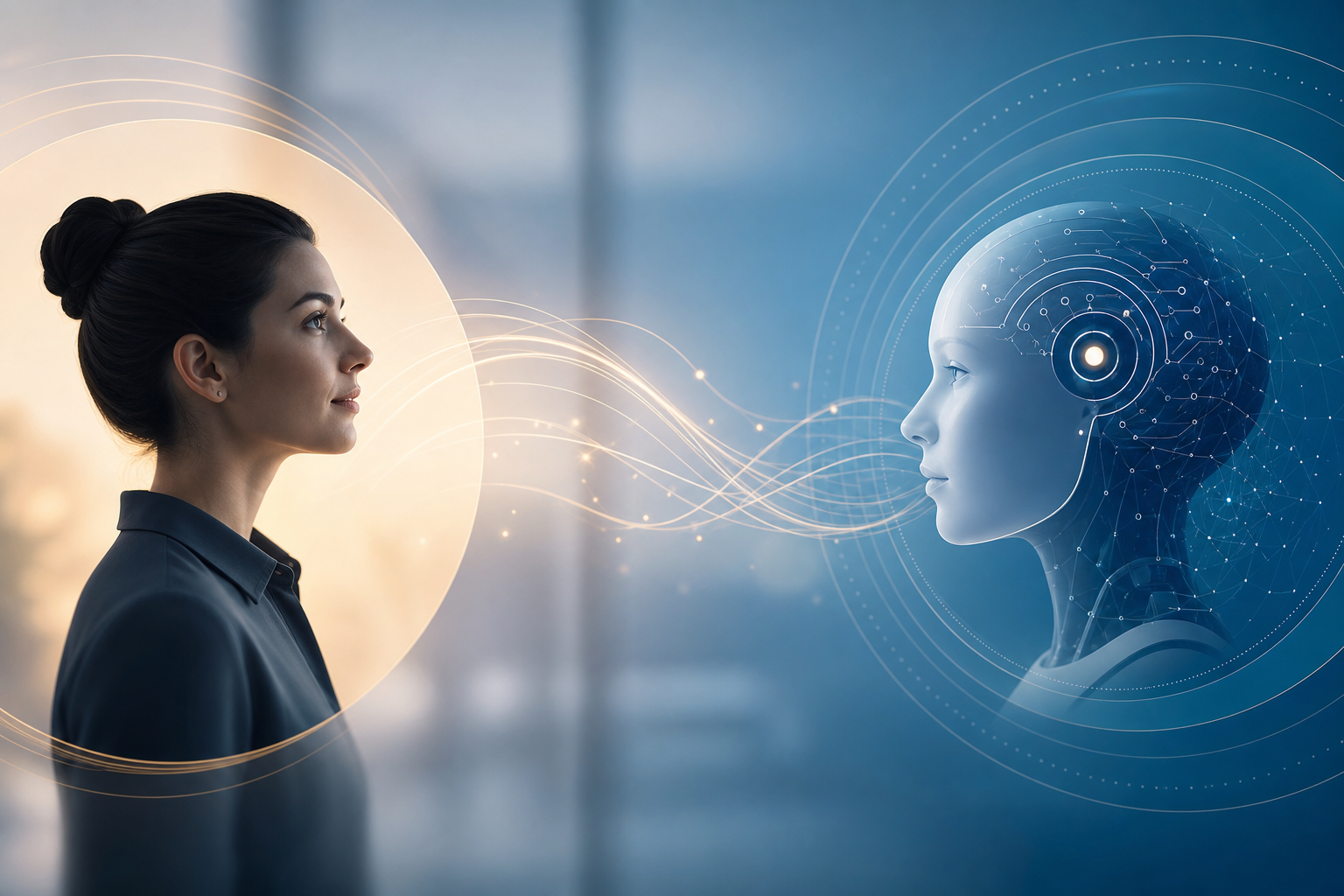 B2B content marketing AI illustration showing How B2B marketers can optimize content for both buyers and AI systems
