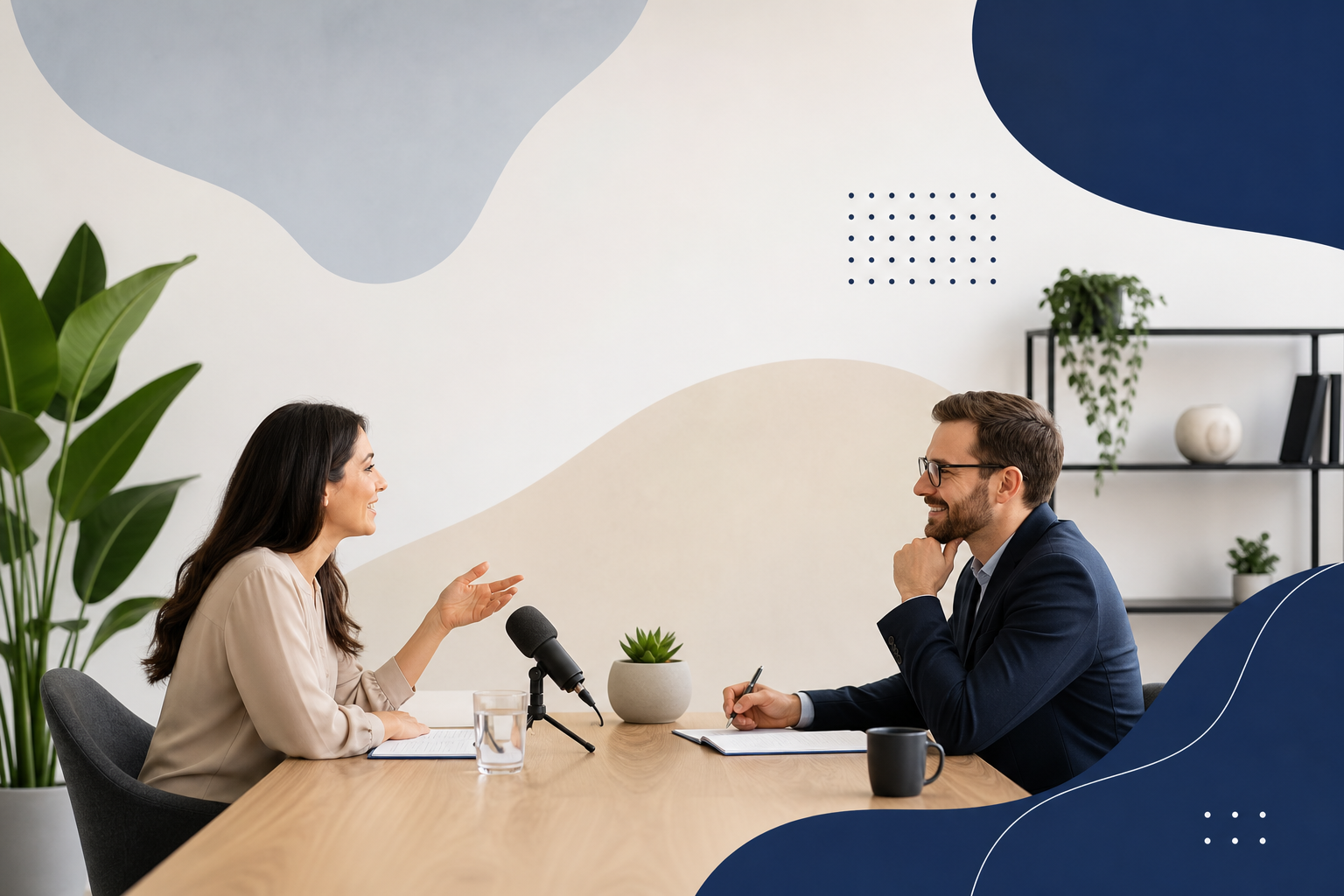 interview-based content marketing teams illustration showing interview-based content marketing for content teams: a complete guide