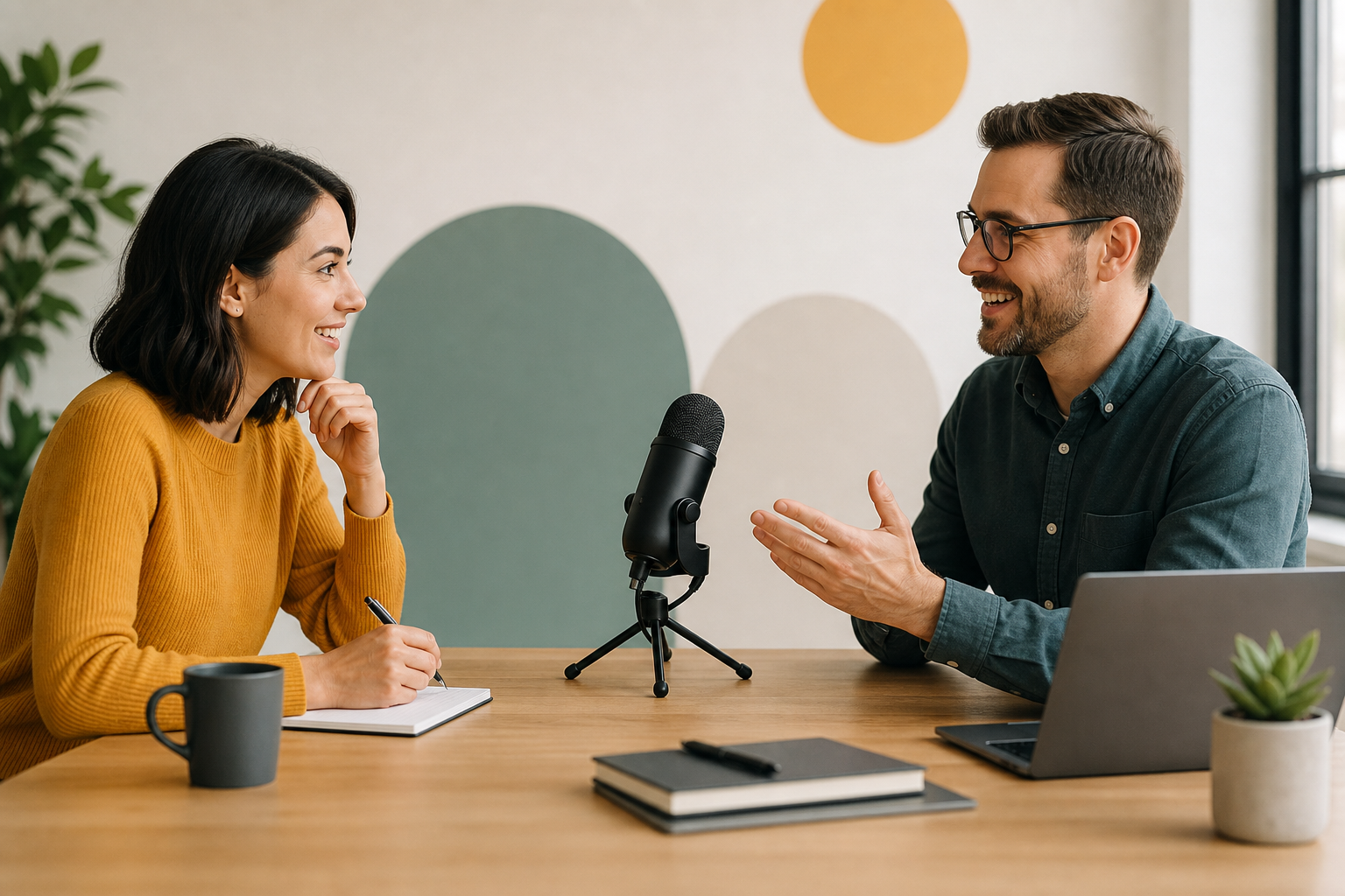 interview-based content marketing teams illustration showing interview-based content marketing for content teams: templates and examples