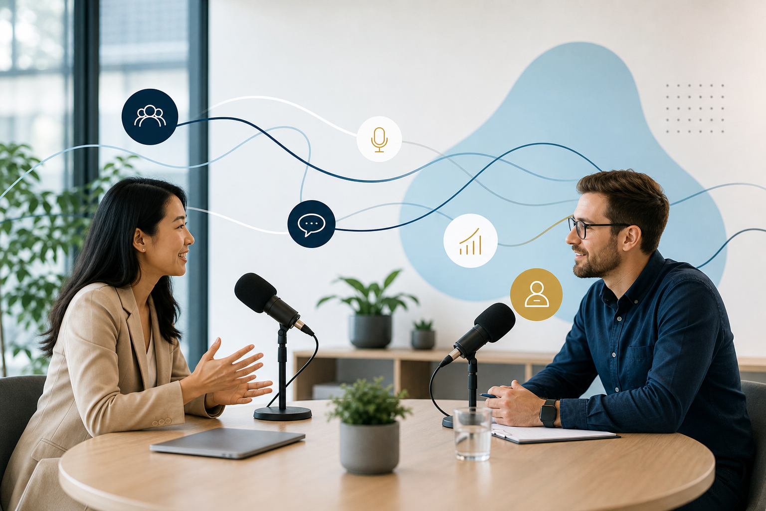 interview-based content marketing teams illustration showing interview-based content marketing for marketing teams: a complete guide