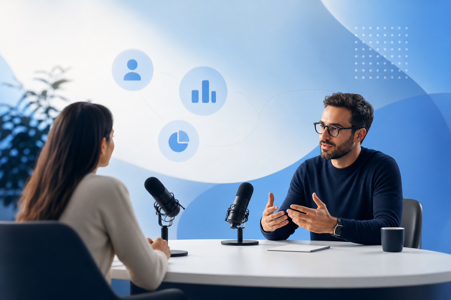 interview-based content marketing saas illustration showing interview-based content marketing for SaaS companies: mistakes to avoid