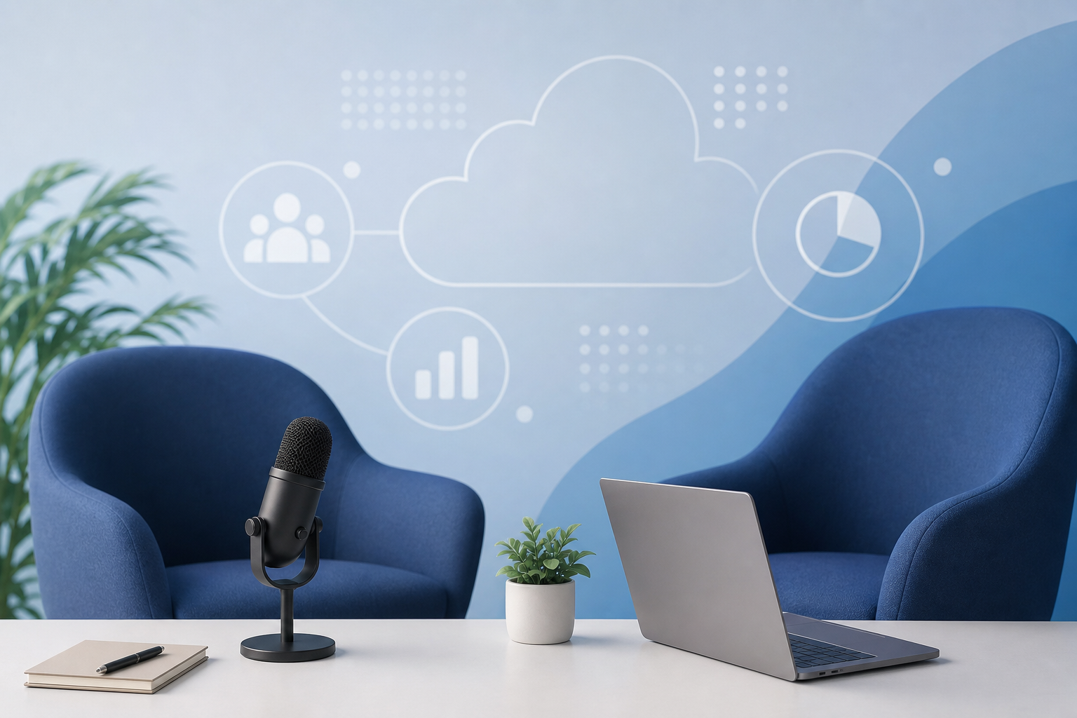 interview-based content marketing saas illustration showing interview-based content marketing for SaaS companies: templates and examples