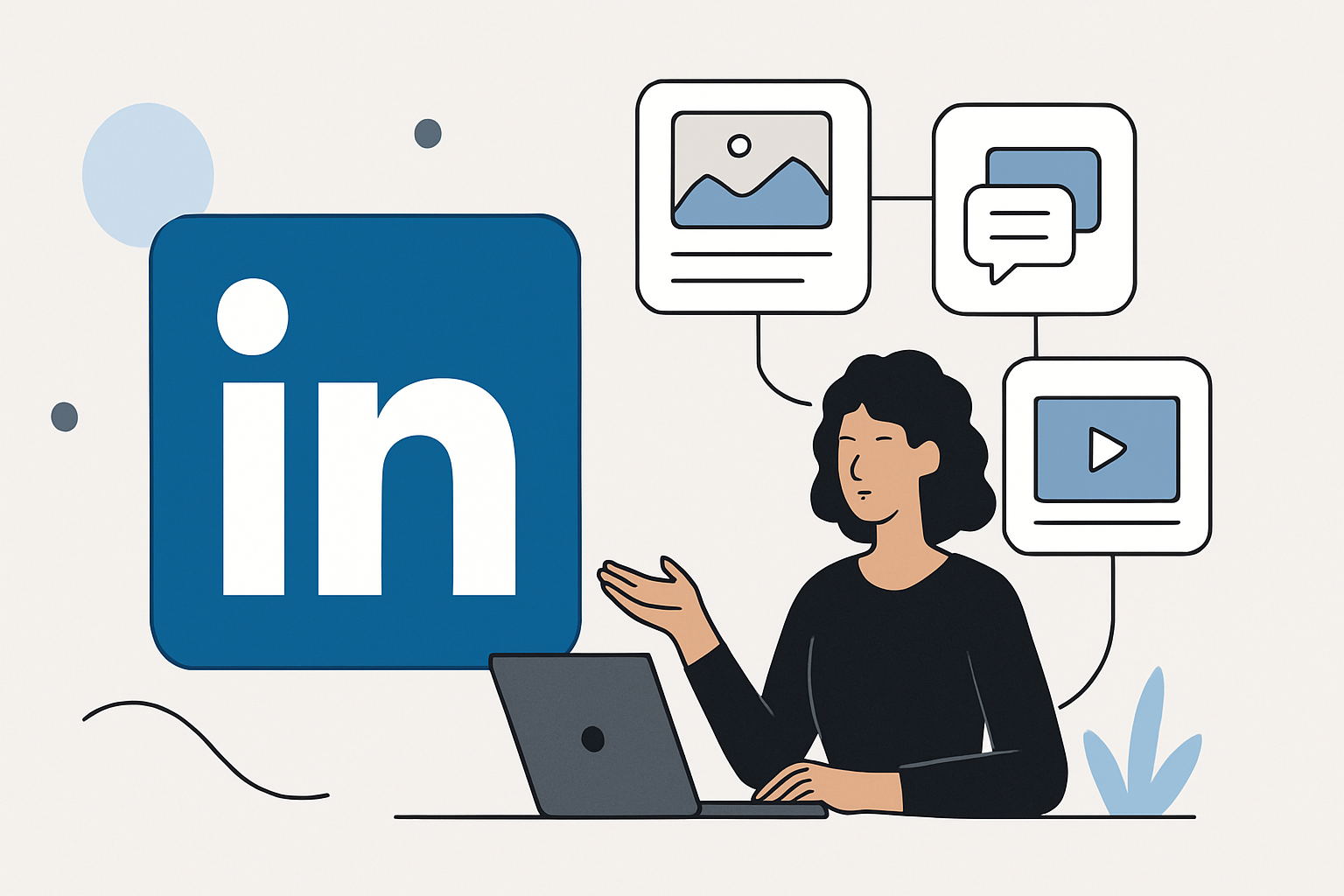 linkedin content systems creators illustration showing LinkedIn content systems for creators: a complete guide