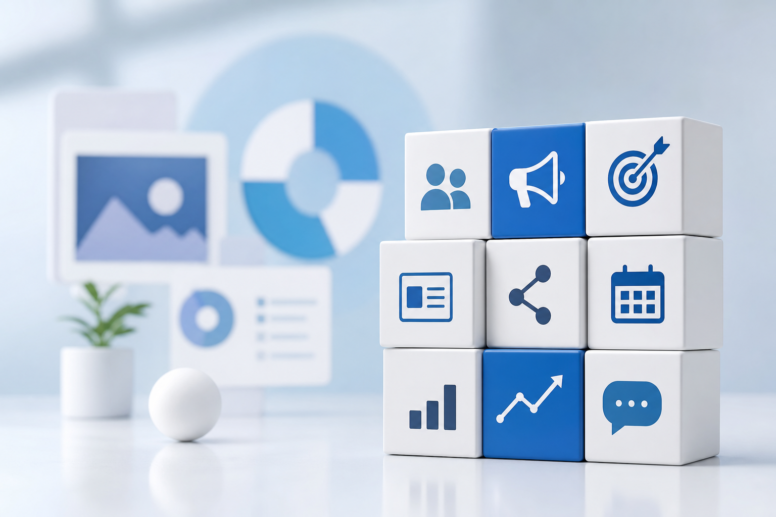 linkedin content systems marketing illustration showing LinkedIn content systems for marketing teams: a 30-day plan