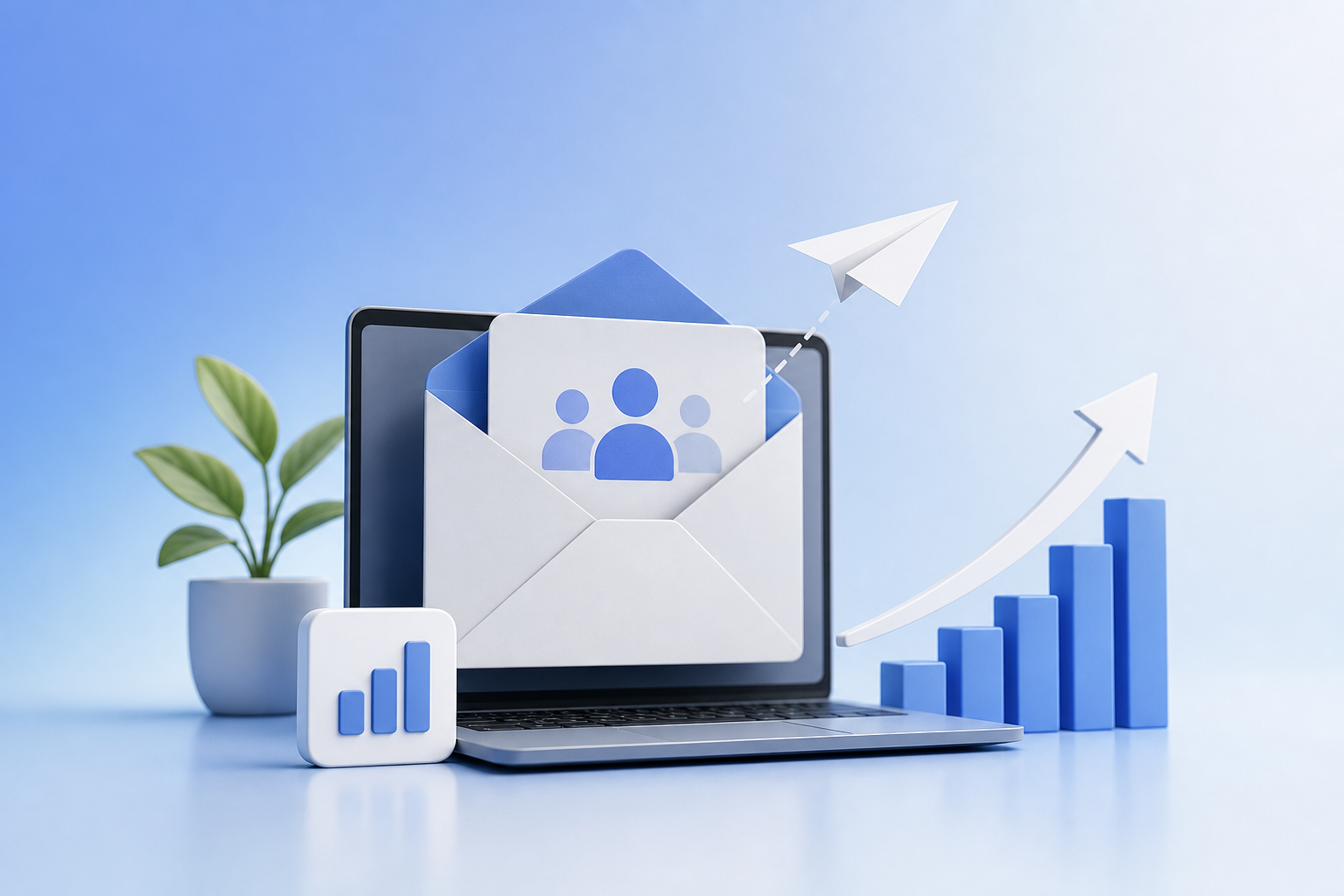 newsletter growth b2b founders illustration showing newsletter growth for B2B founders: templates and examples