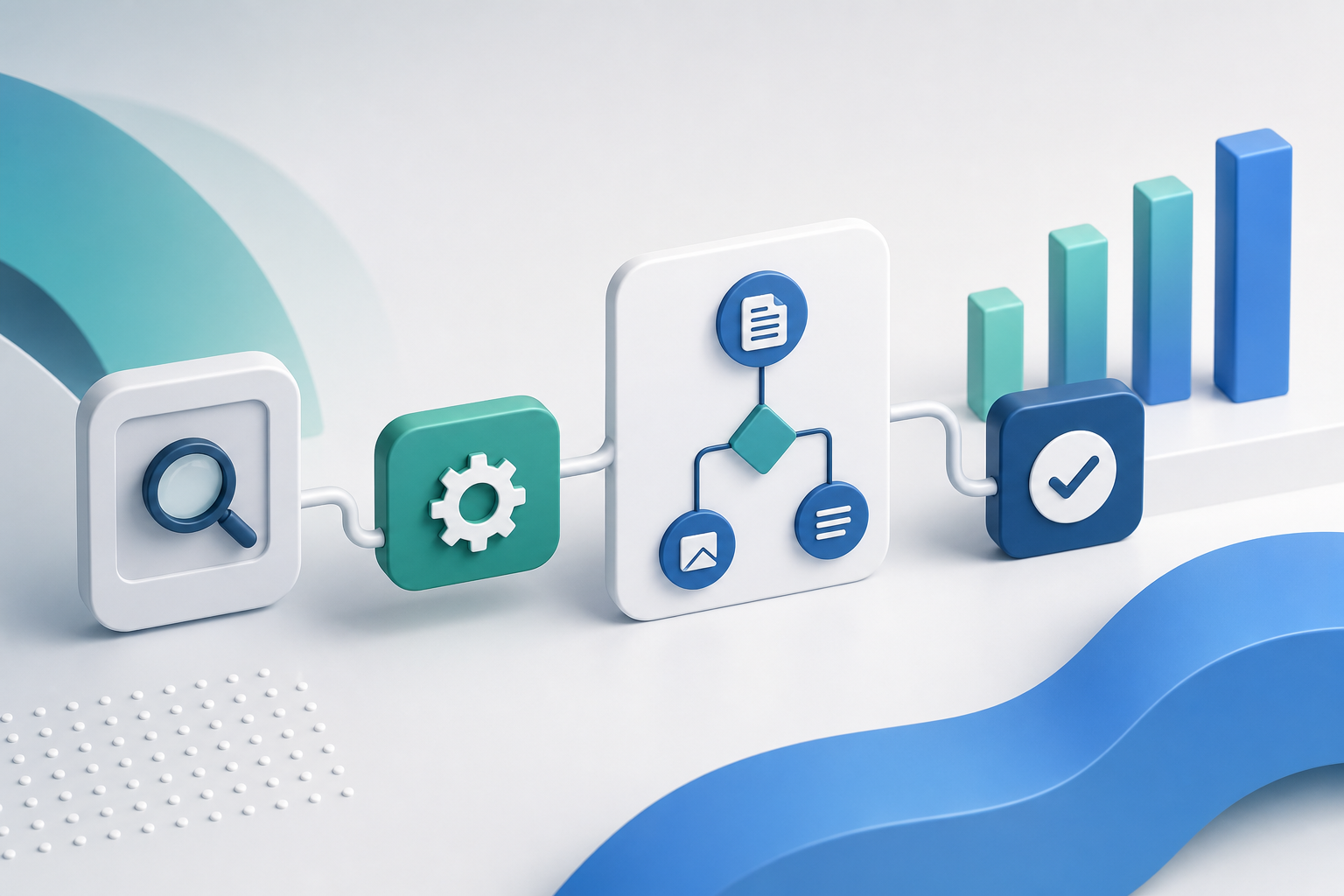 seo workflows content teams illustration showing SEO workflows for AI content for content teams: a complete guide