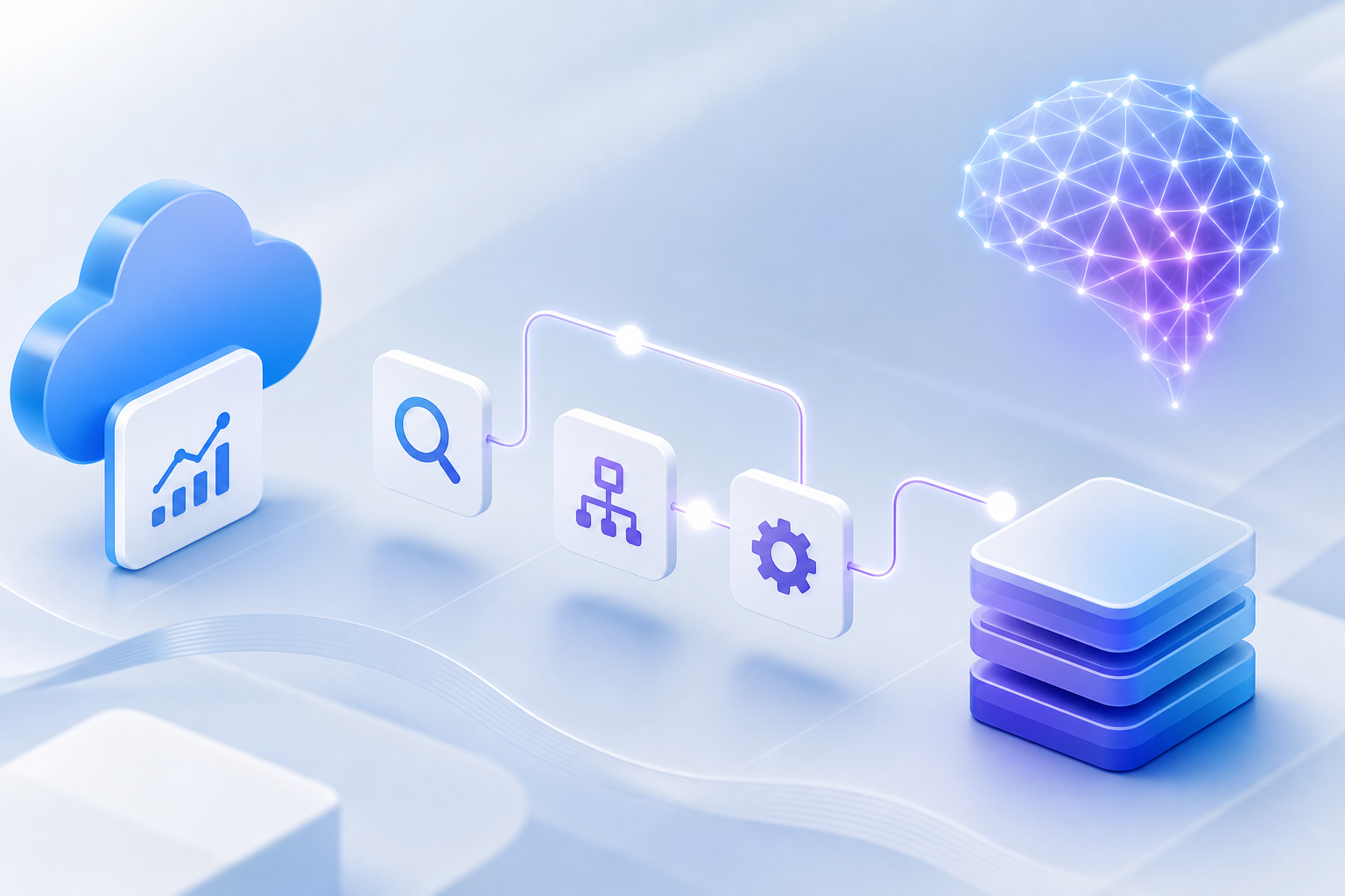 seo workflows content saas illustration showing SEO workflows for AI content for SaaS companies: a step-by-step playbook